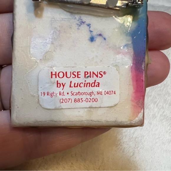 Vintage Pin Brooch House Pins by Lucinda - Picture 8 of 9
